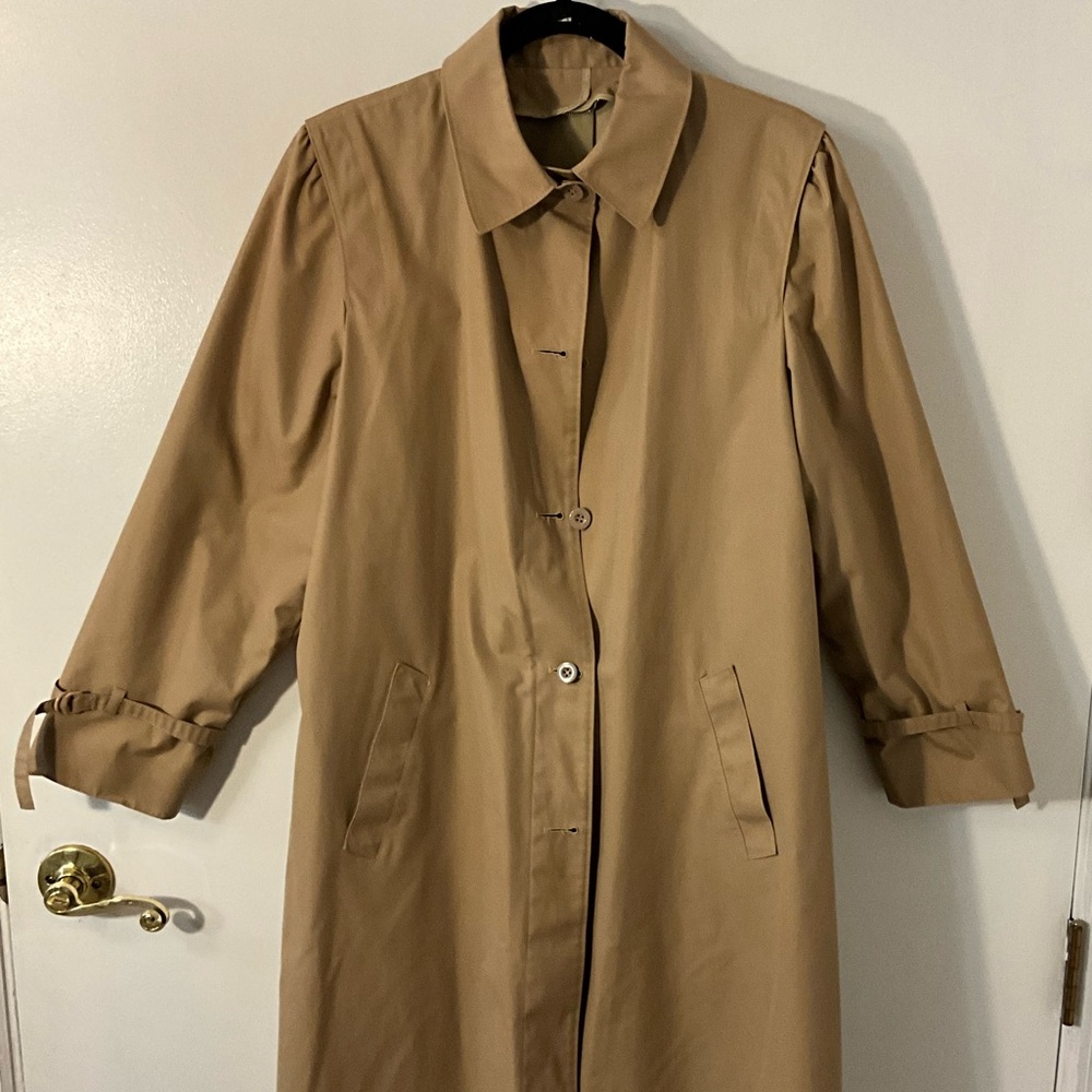 [London Fog] Beige Women's Trench Coat